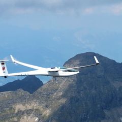 Flugwegposition um 12:42:44: Aufgenommen in der Nähe von Schladming, Österreich in 2878 Meter